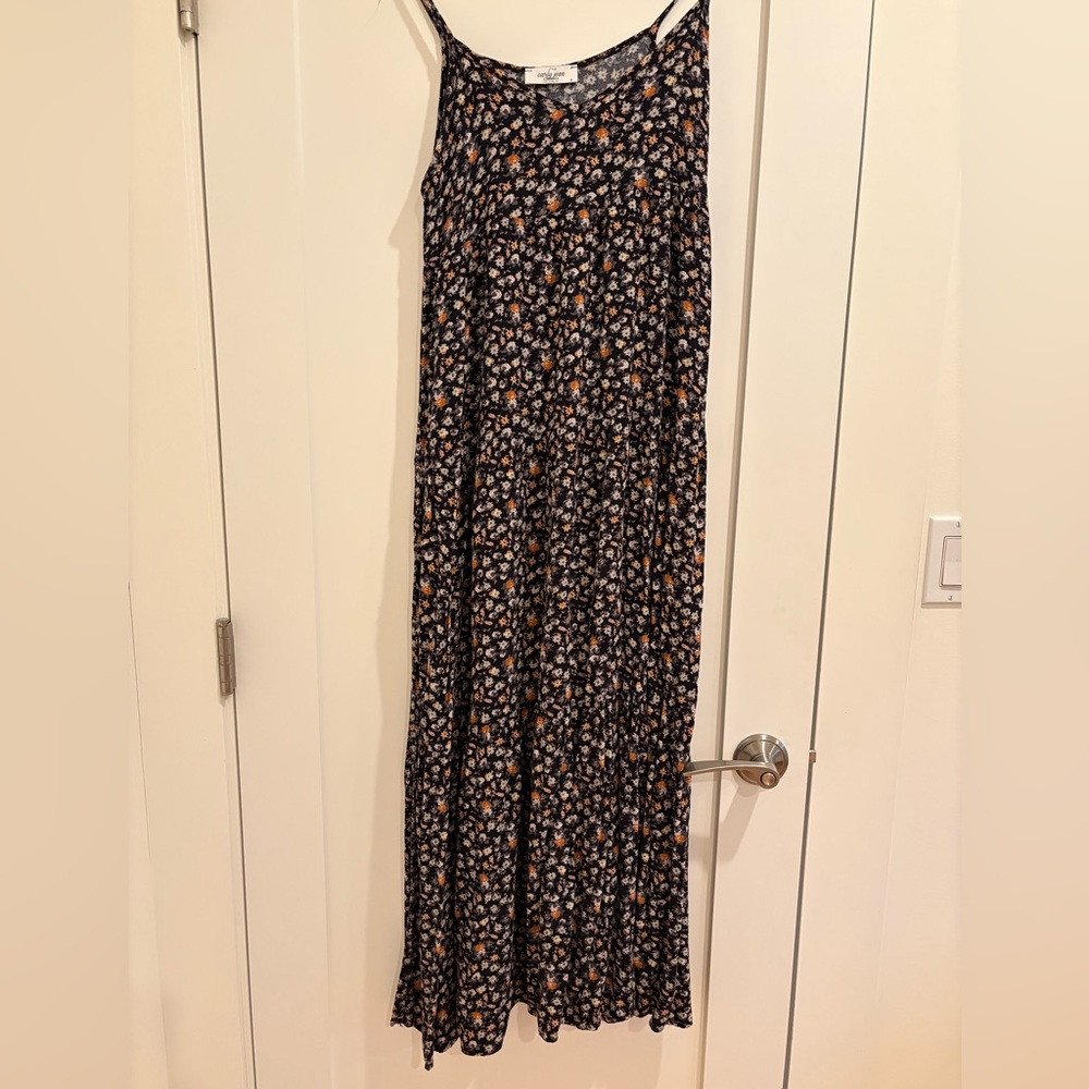 Floral Black Maxi dress